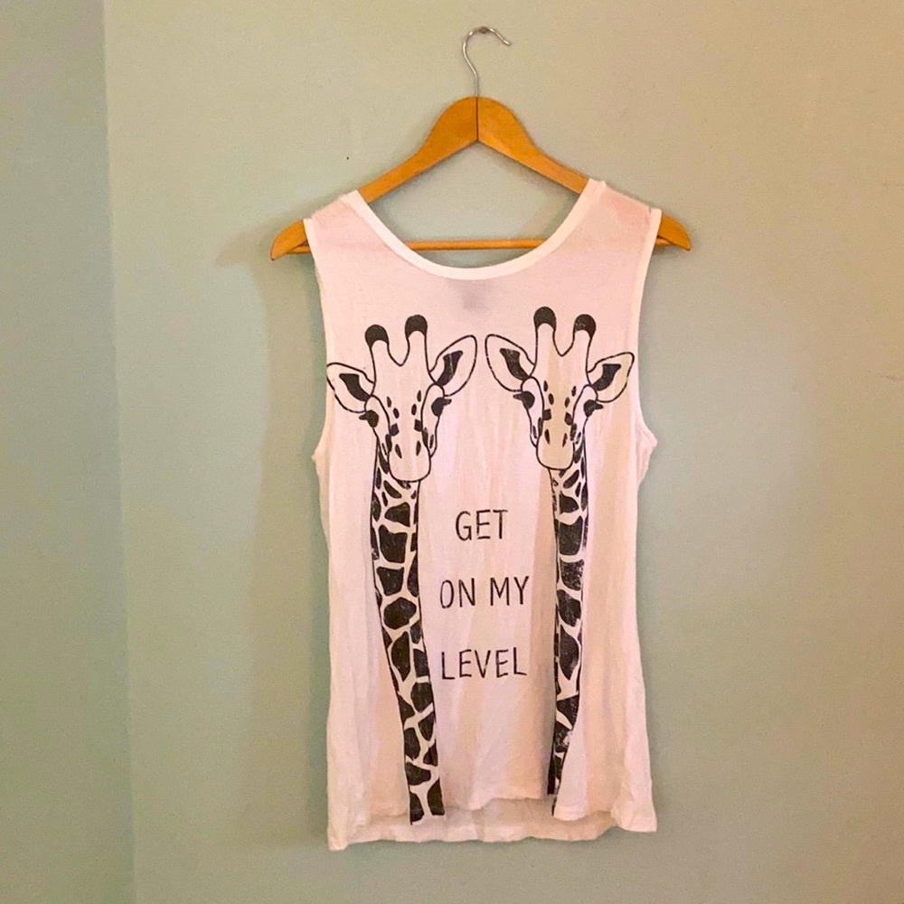 Miss Chievous “Get on my Level” Giraffe Tank